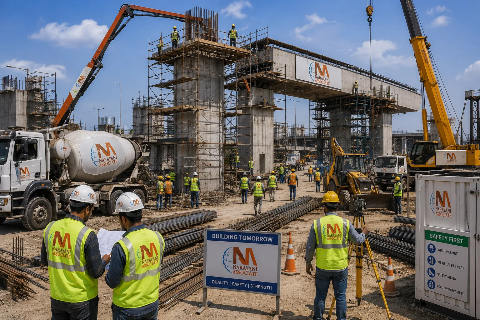 Infrastructure project site