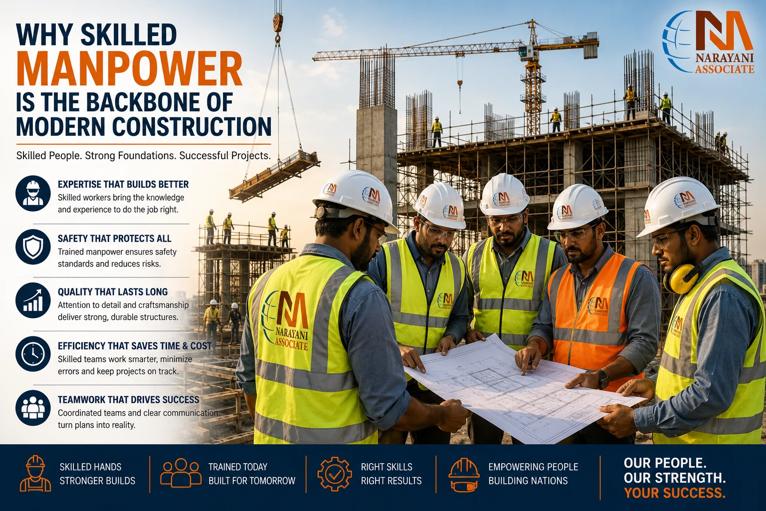 Why Skilled Manpower is the Backbone of Modern Construction
